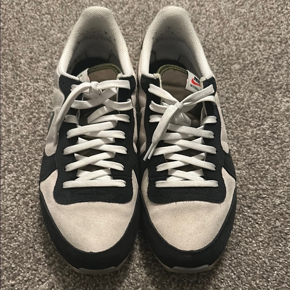 Nike Black and Cream Sneakers